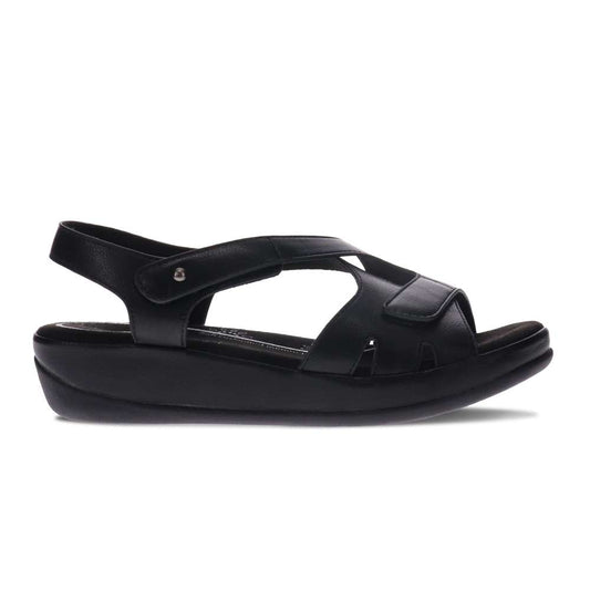 Casey Adjustable Sandal - Black