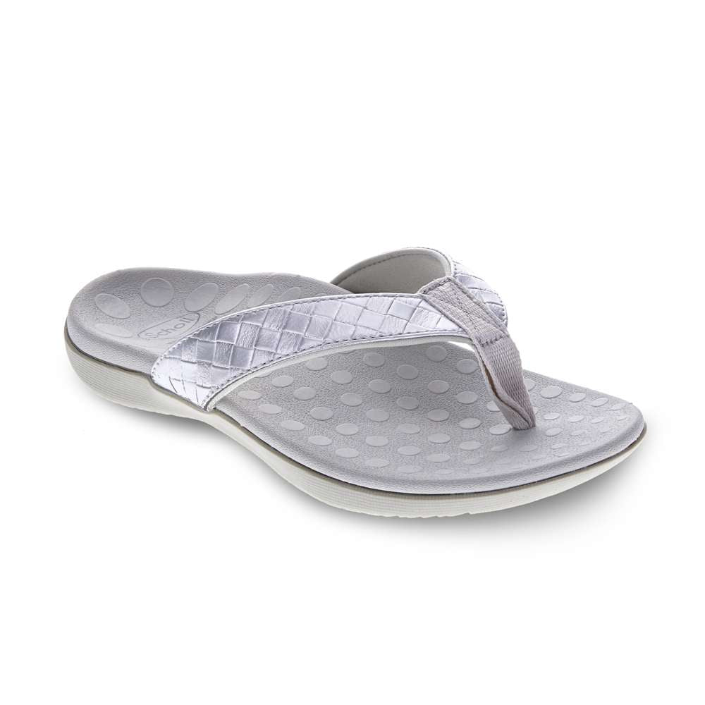Sonoma Weave Toe Post Sandal - Silver