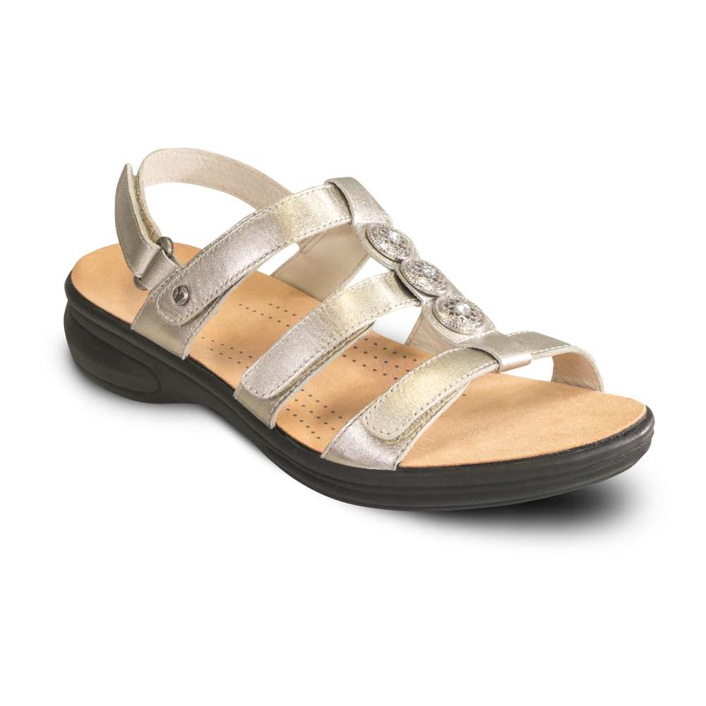 Santiago Back Strap Sandal - Pewter