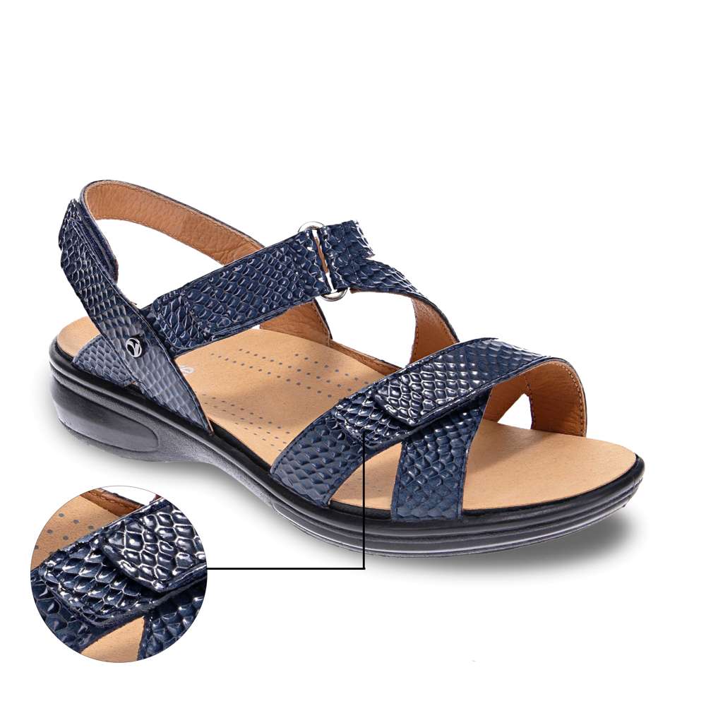 Zanzibar Strap Extension - Navy Snake