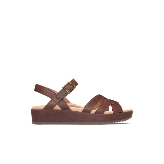 Violet Platform Sandal - Chocolate