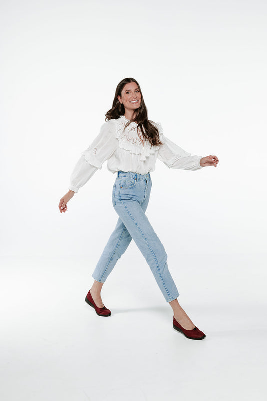 Lifestyle image for Kaylee Casual - Dark Red