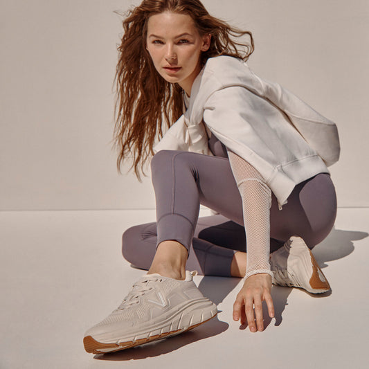 Lifestyle image for Walk Max Lace Up Sneaker - White