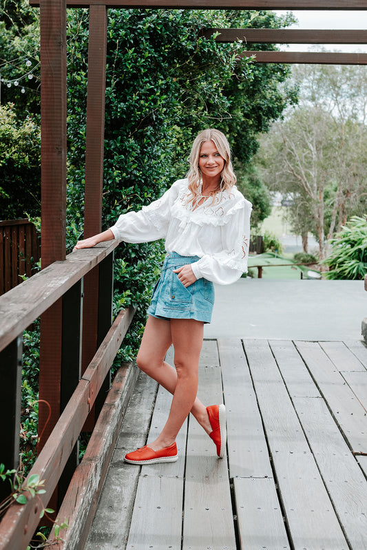 Lifestyle image for Wink Casual Shoe - Red