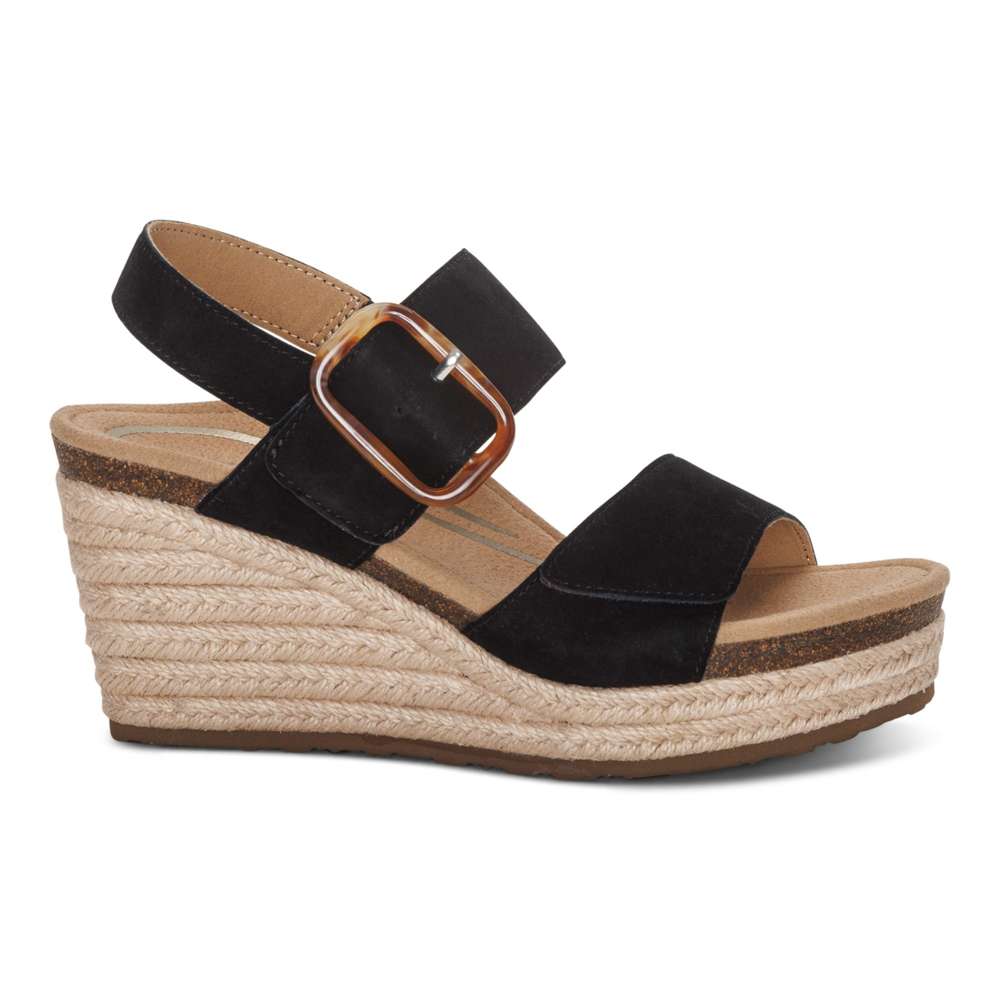 Ashley Wedges - Black