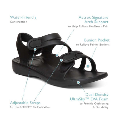Jillian Sport Sandal - Navy
