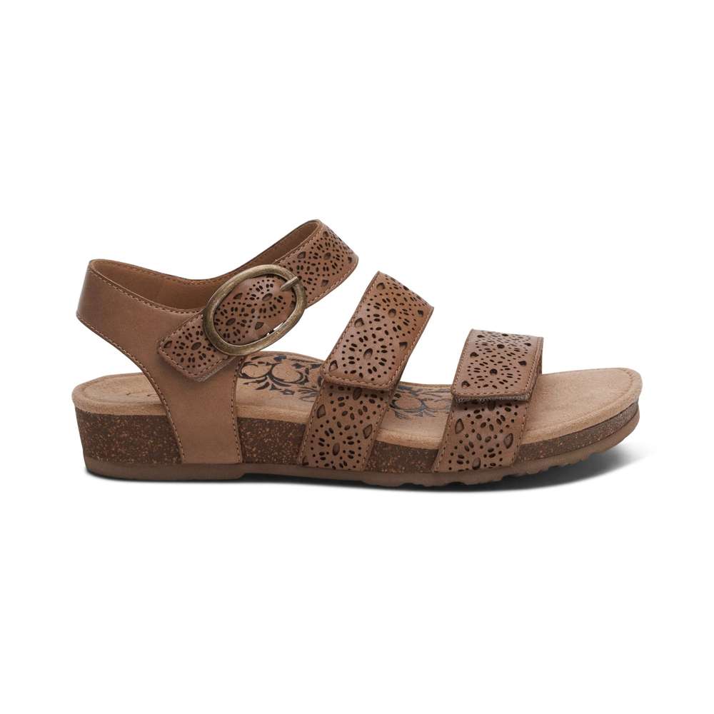 Lilly Sandal - Taupe Cutout