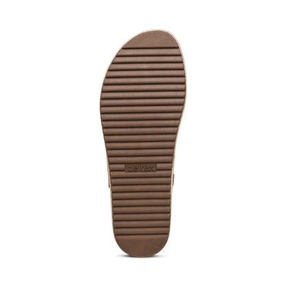 Vania Arch Support Platform Sandal - Walnut