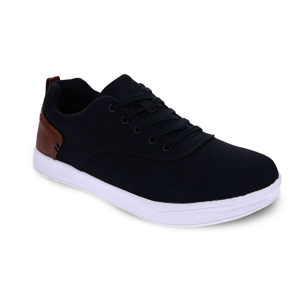 Beacon Casual Sneaker - Black/Tan