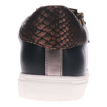 Cleo Casual Sneaker - Black/Bronze