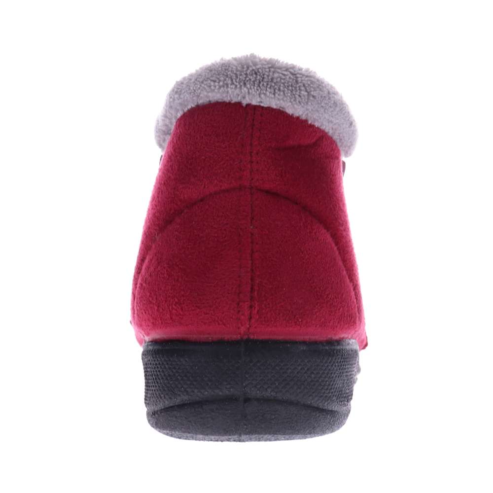 Dahlia Slipper - Burgundy