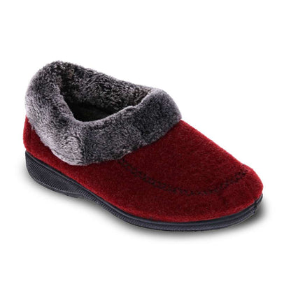 Devine Slipper - Burgundy