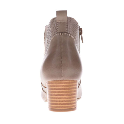 Haven Ankle Boot - Taupe Snake