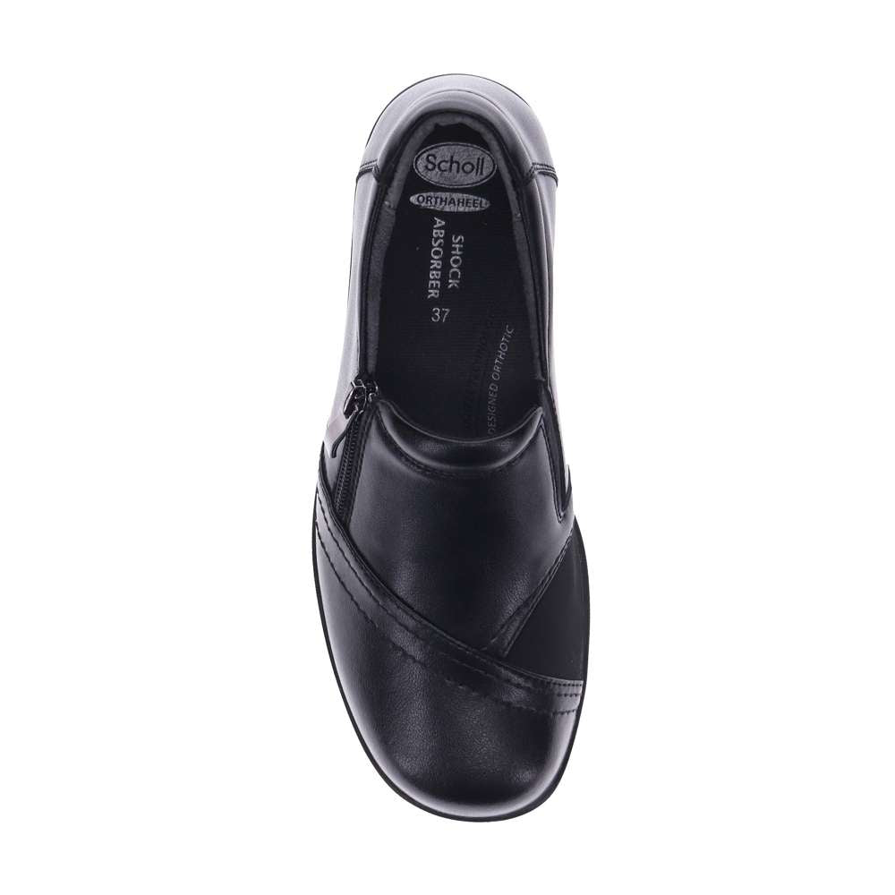 Leanne Zip Loafer - Black