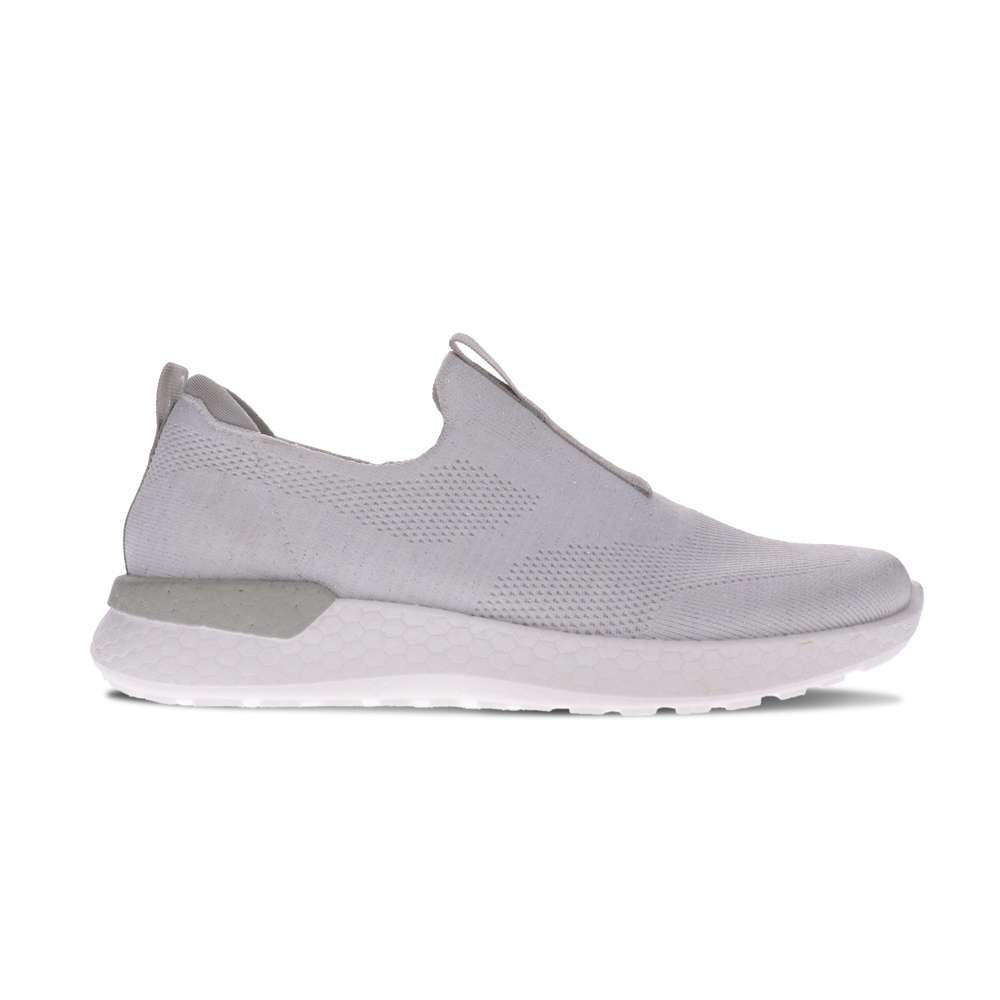 Maggie Slip-On Sneaker - White/Silver