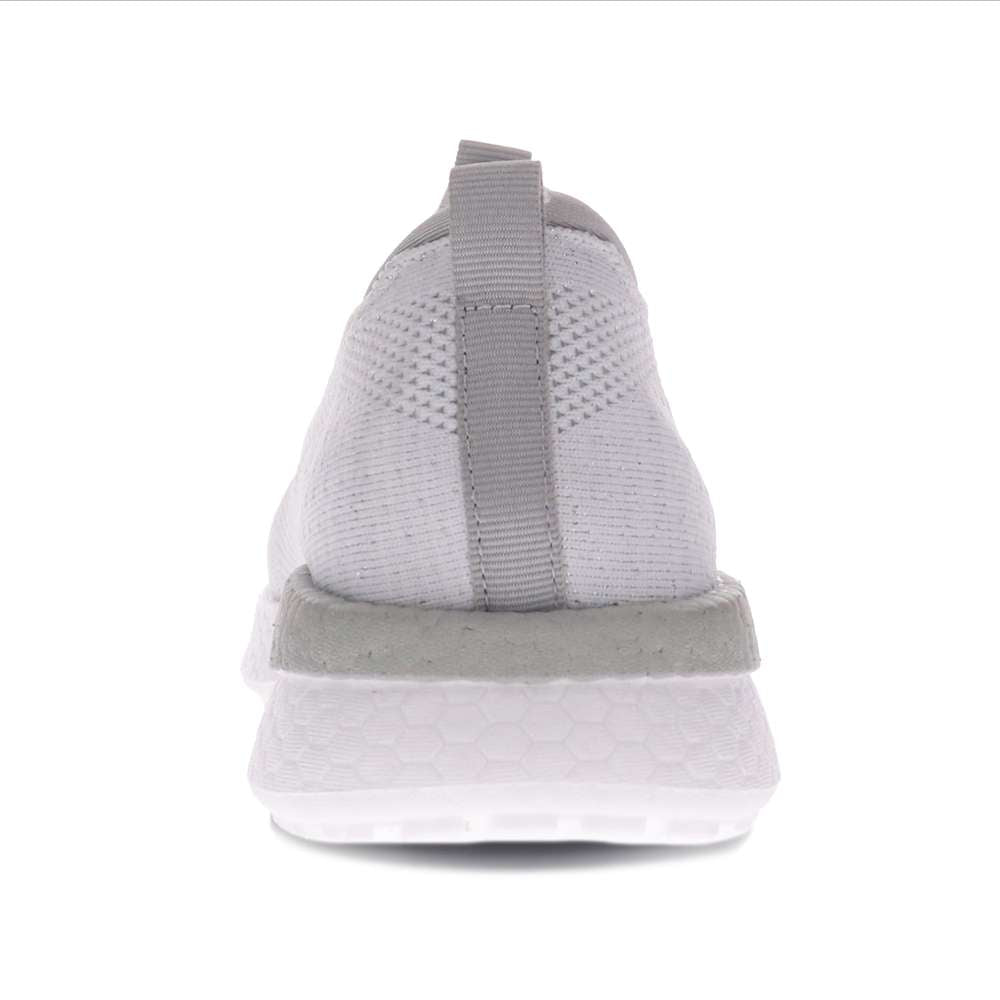 Maggie Slip-On Sneaker - White/Silver