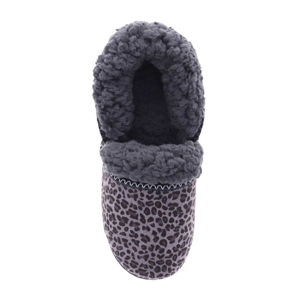 Snuggle Slipper - Black Leopard