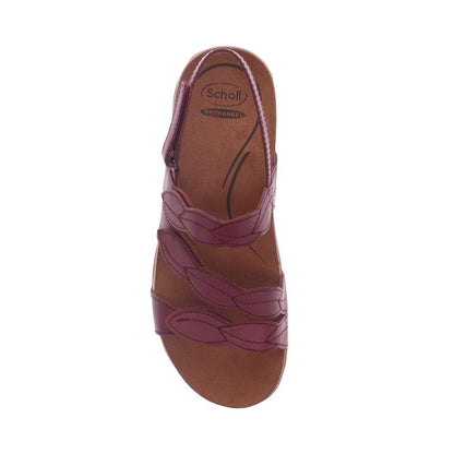 Able Adjustable Sandal - Burgundy