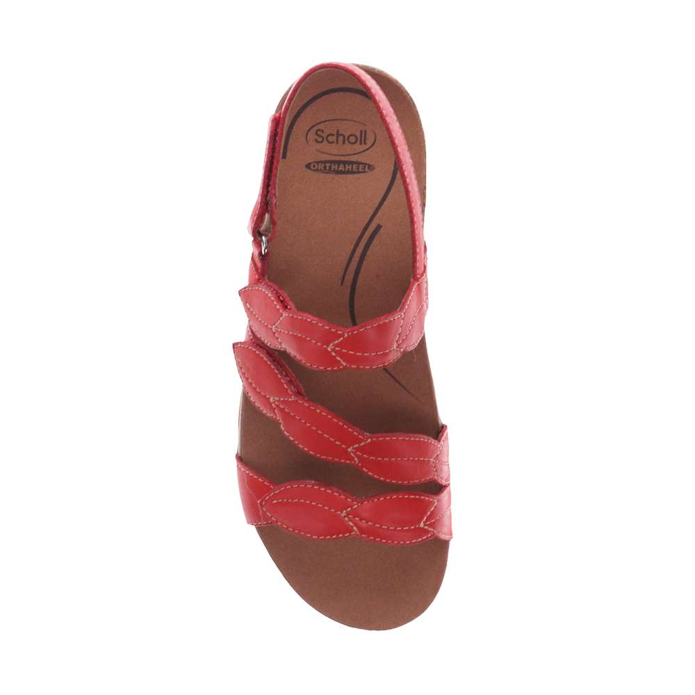 Able Adjustable Sandal - Red