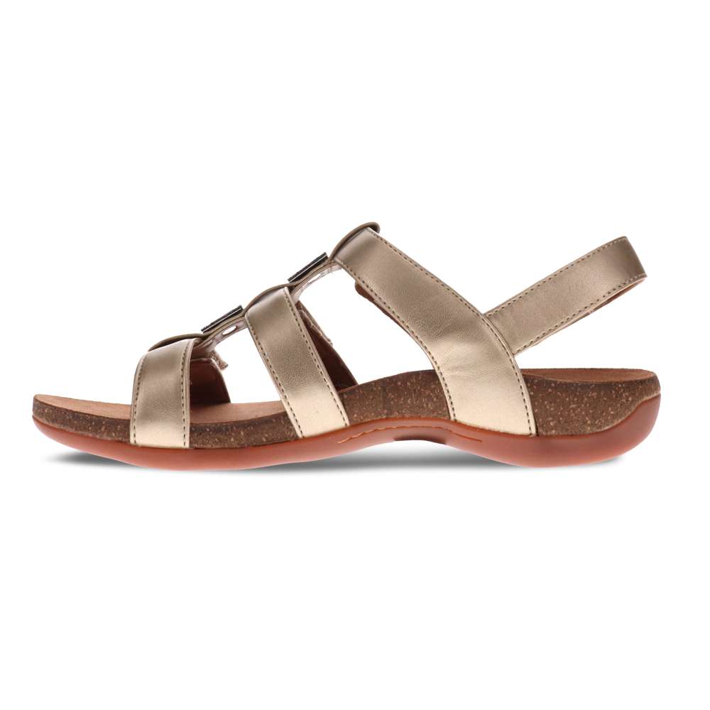 Acton Adjustable Sandal - Soft Gold