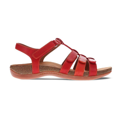 Alessandra Sandal - Red/Burnt Orange