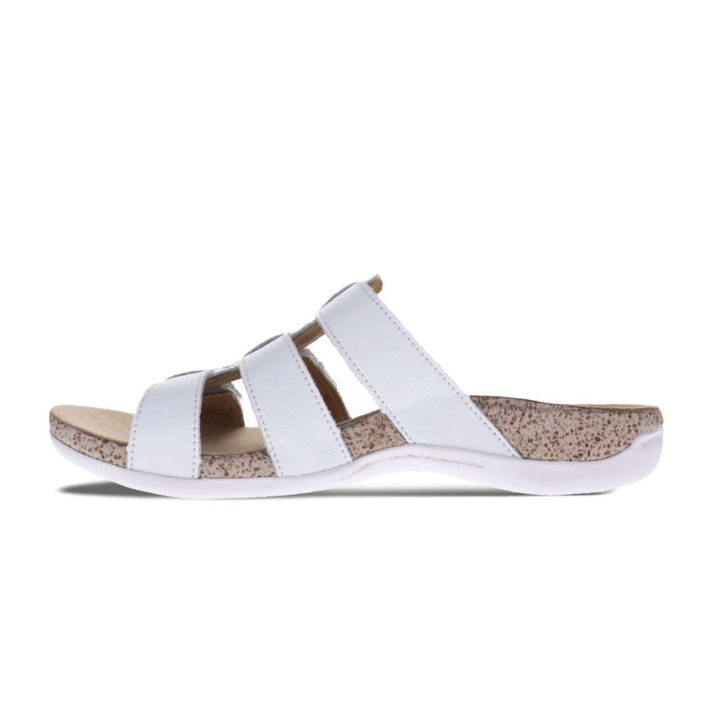 Andrea Slide Sandal - White