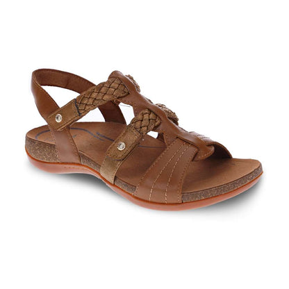 Anna Adjustable Sandal - Cognac