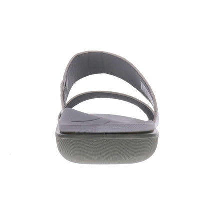 Penang Weave Slide Sandal - Silver