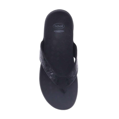 Sonoma Weave Toe Post Sandal - Black Weave