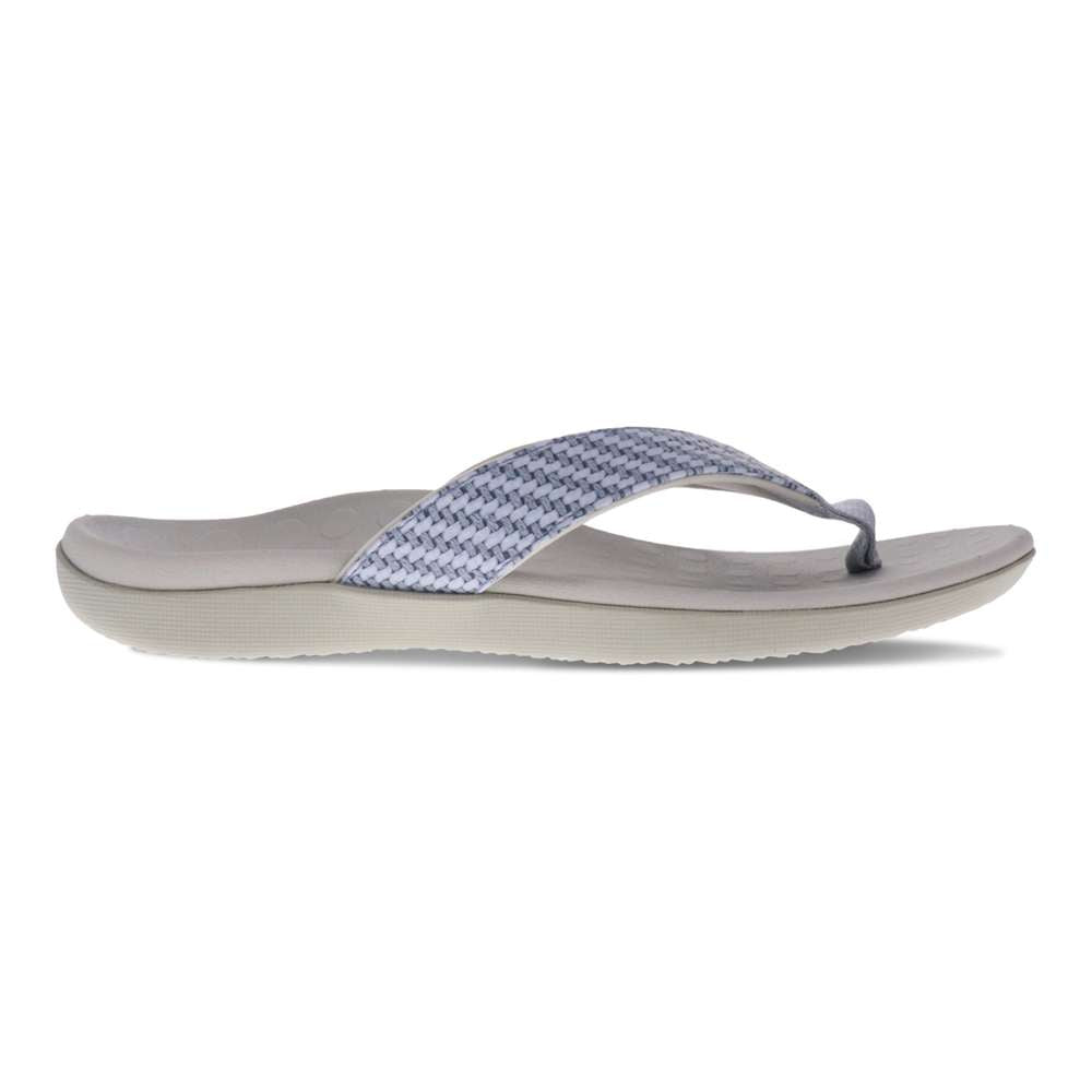 Sonoma Raffia Toe Post Sandal - Denim