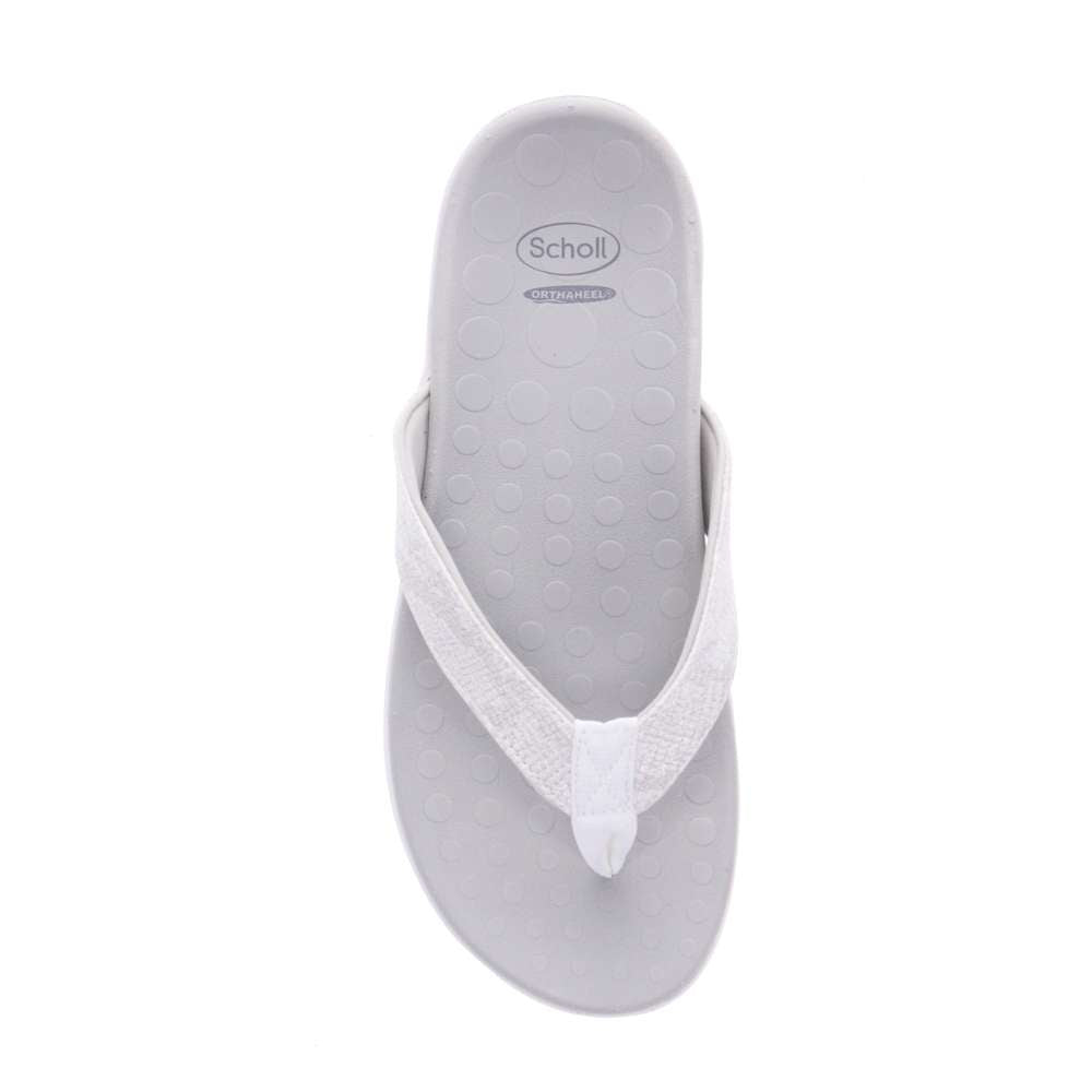 Sonoma Shimmer Toe Post Sandal - White