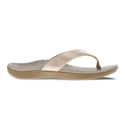 Sonoma Smooth Toe Post Sandal - Soft Gold