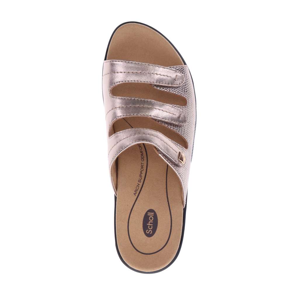 Tali Slide Sandal - Pewter