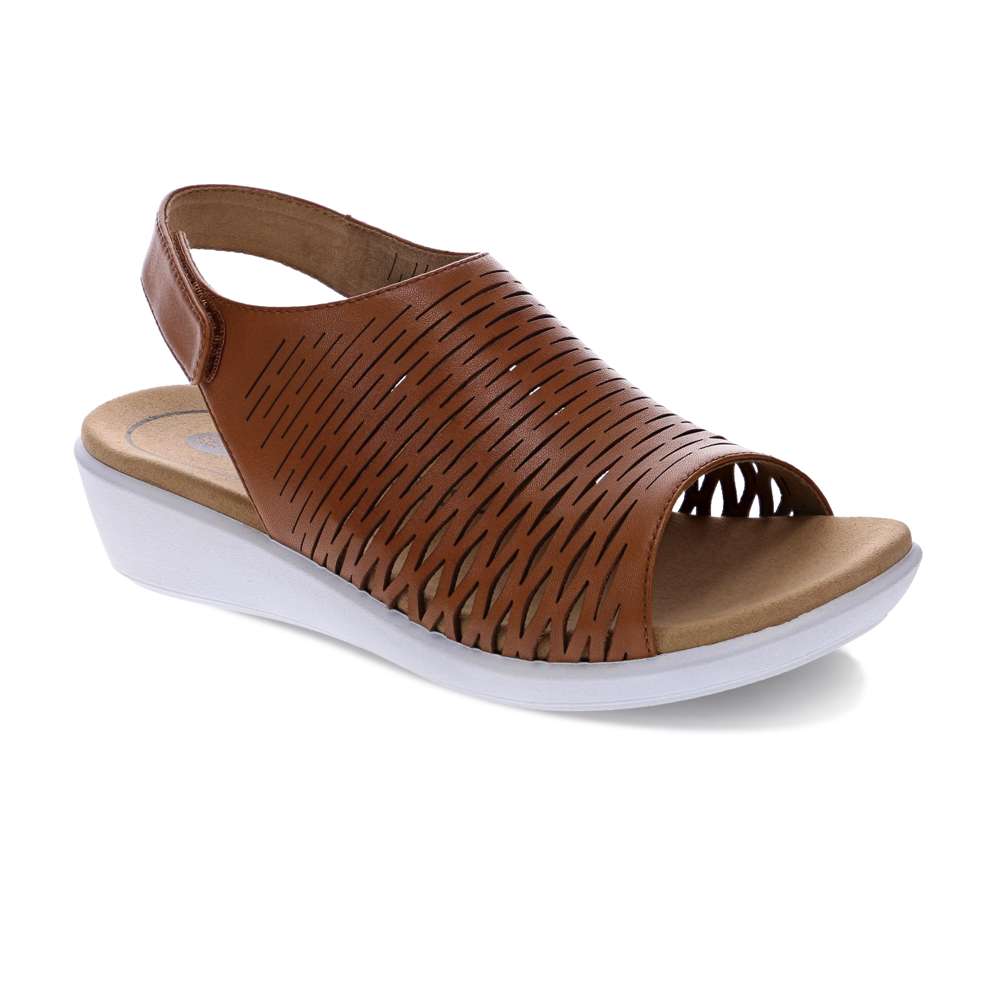 Tulsa Wedge Sandal - Tan