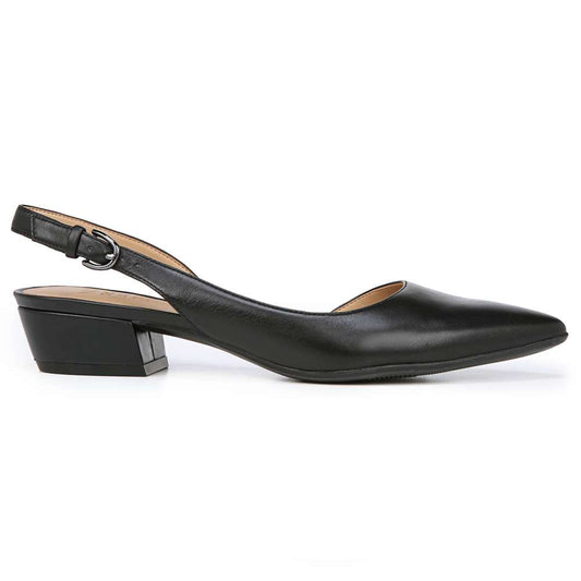 Banks Slingback - Black Leather