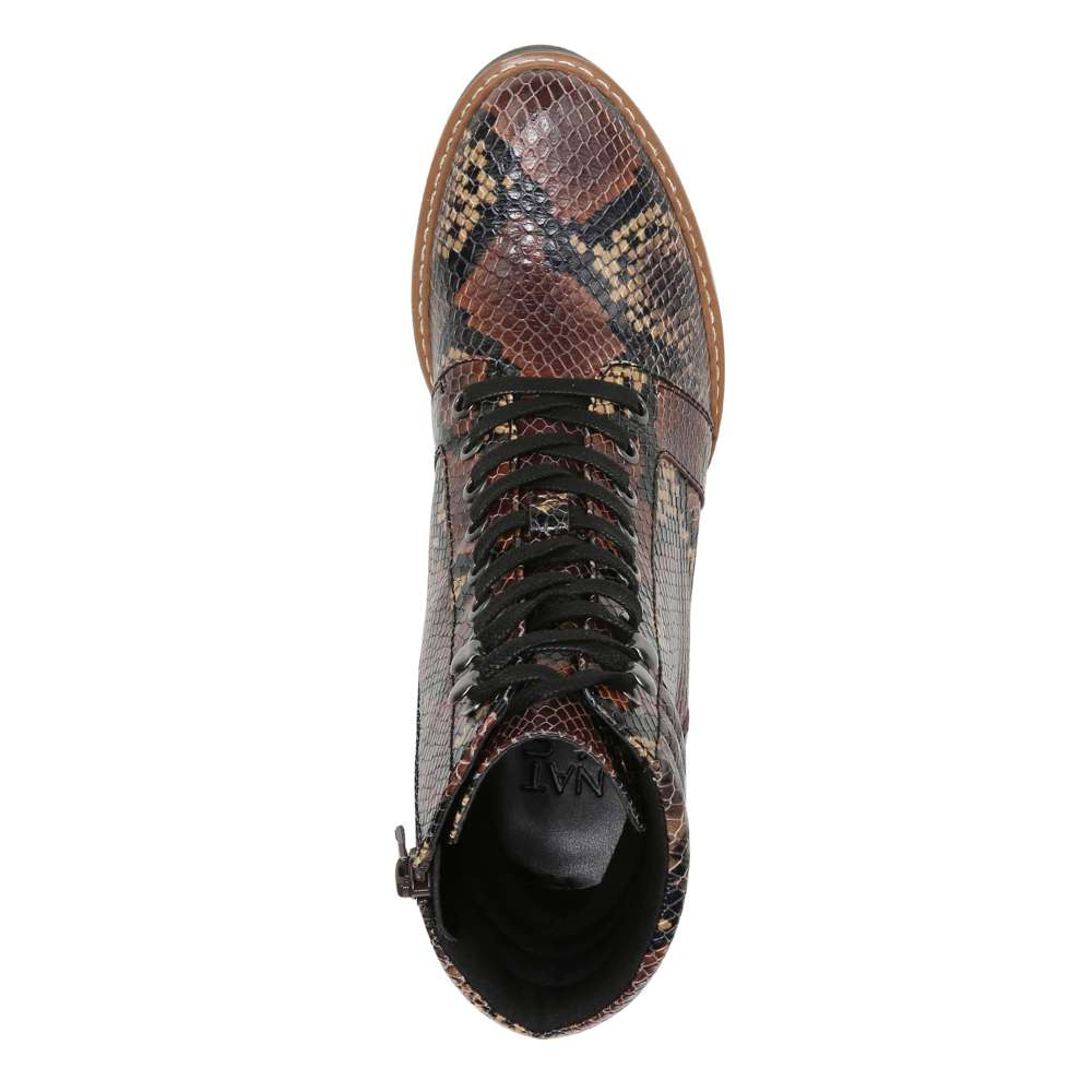 Callie Bootie - Tan Snake