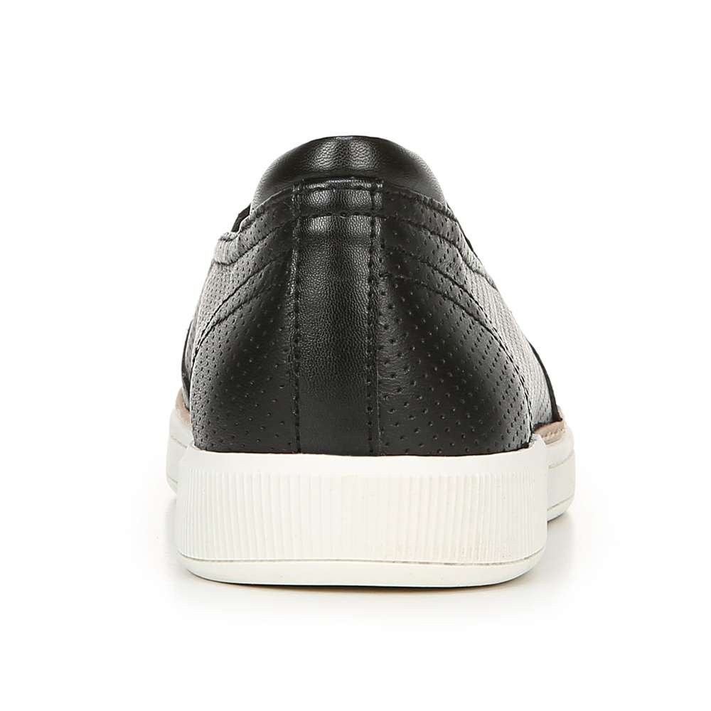 Jade Slip-On Sneaker - Black Leather