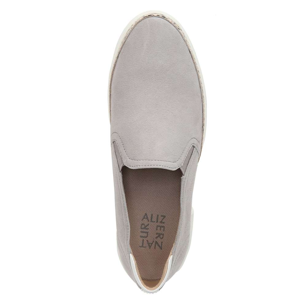 Jade Slip-On Sneaker - Ice Grey Suede