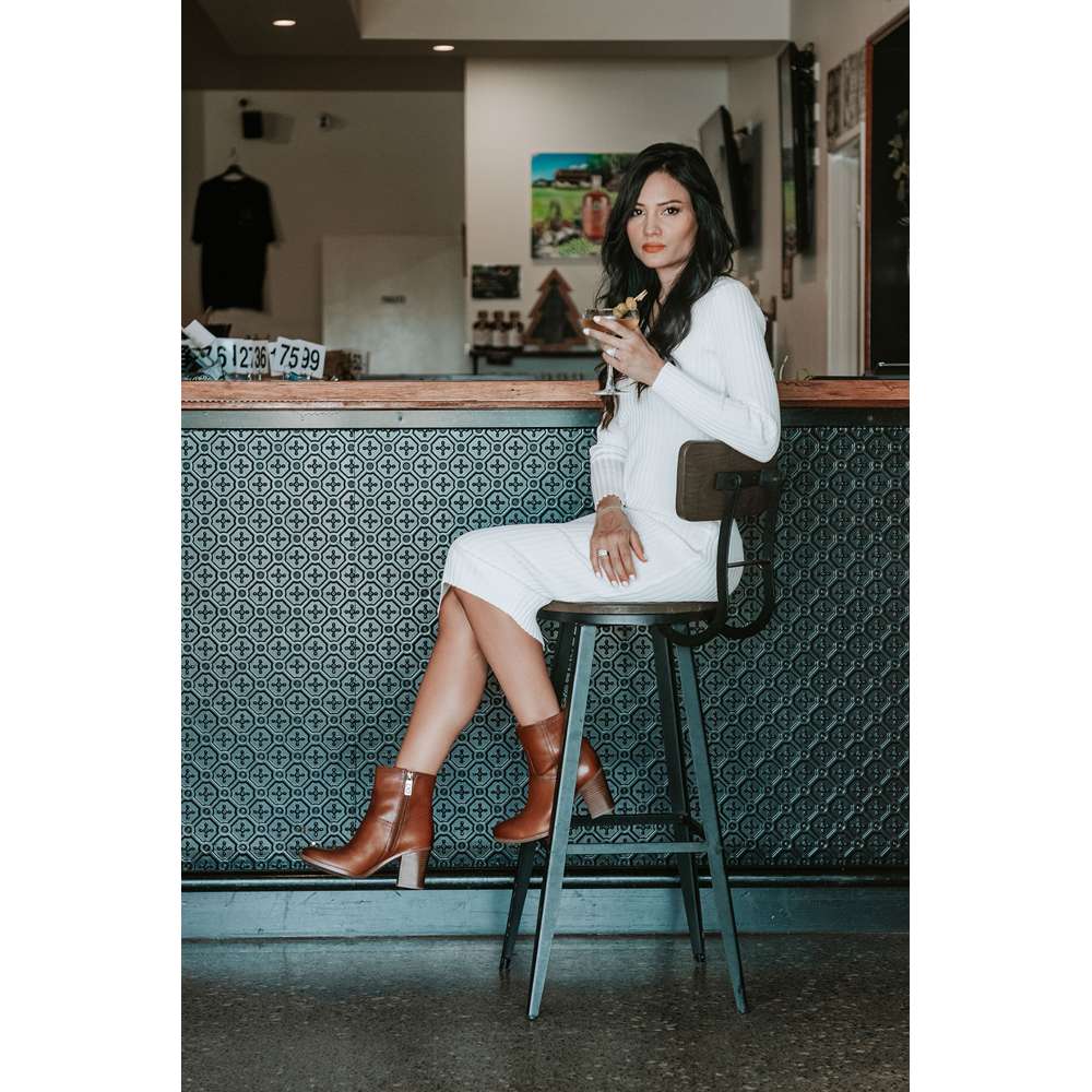 Kalina Ankle Bootie - Cider Spice Brown