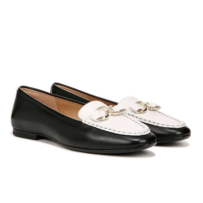 Layla Loafer - Black/Warm White