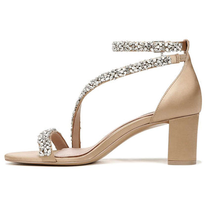 Ahava Heeled Sandal - Pnina Nude