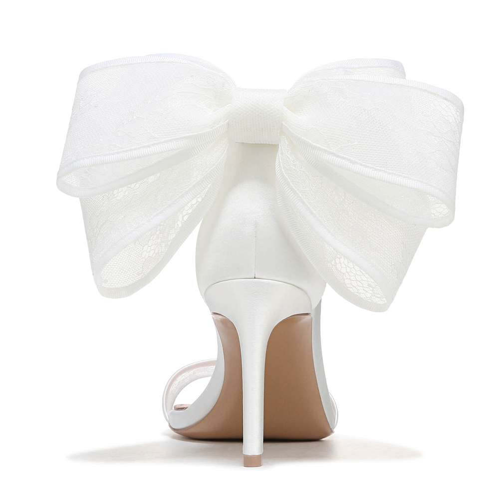 Amour Dress Sandal - Silk White Satin