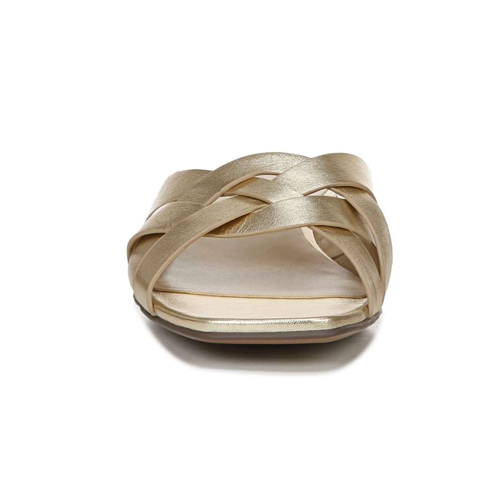 Ashford Slide Sandal - Dark Gold