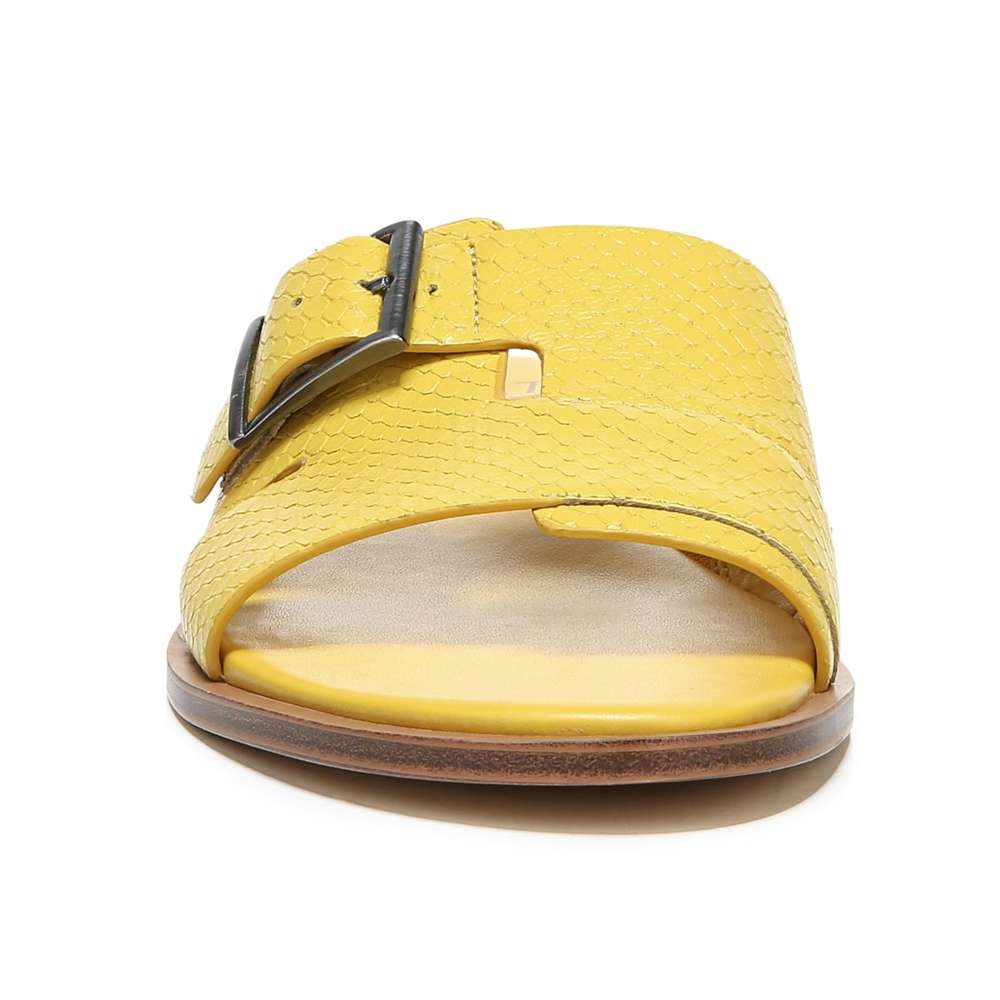 Faryn Slide Sandal - Daisy Yellow