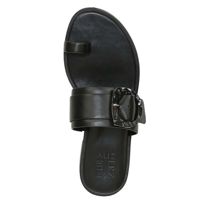 Finola Sandal - Black Leather