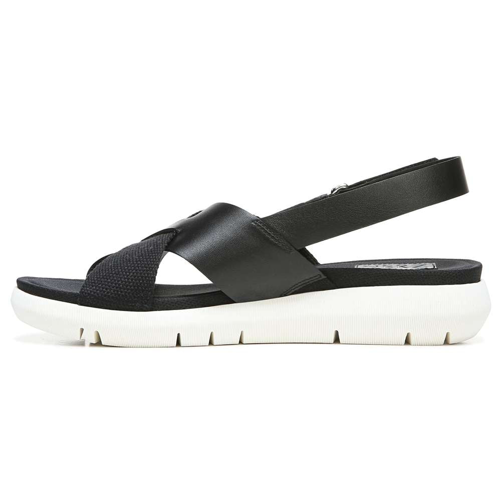 Lilac Backstrap Sandal - Black