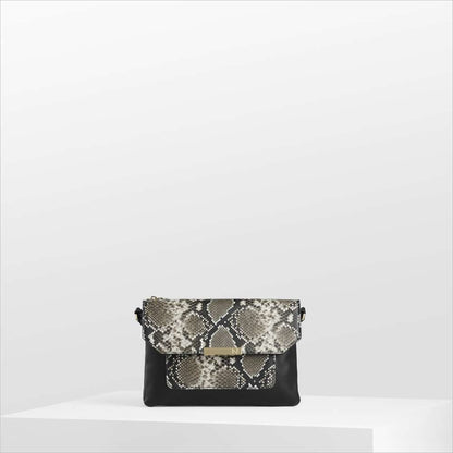 Cinty Shoulder Bag - Black Snake