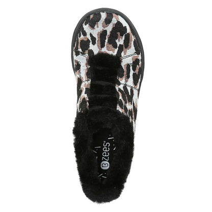 Golden Bootie - Black/White Leopard