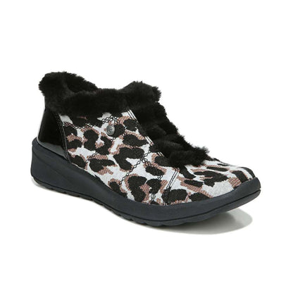 Golden Bootie - Black/White Leopard