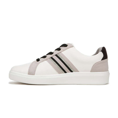 Happy Friday Lace Up Sneaker - White/Black
